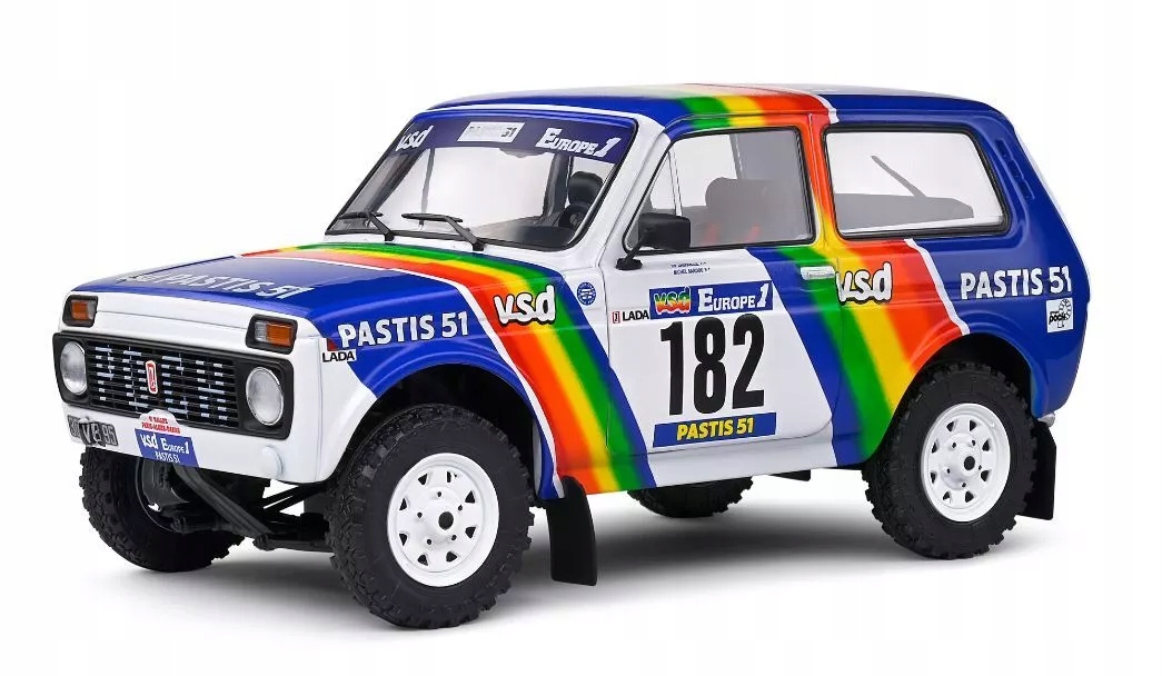 Lada Niva #182 Jabouille Paris Dakar 1984 Solido 1:18