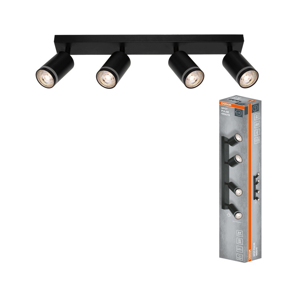 Led Spot Pulse 4XGU10 Bk