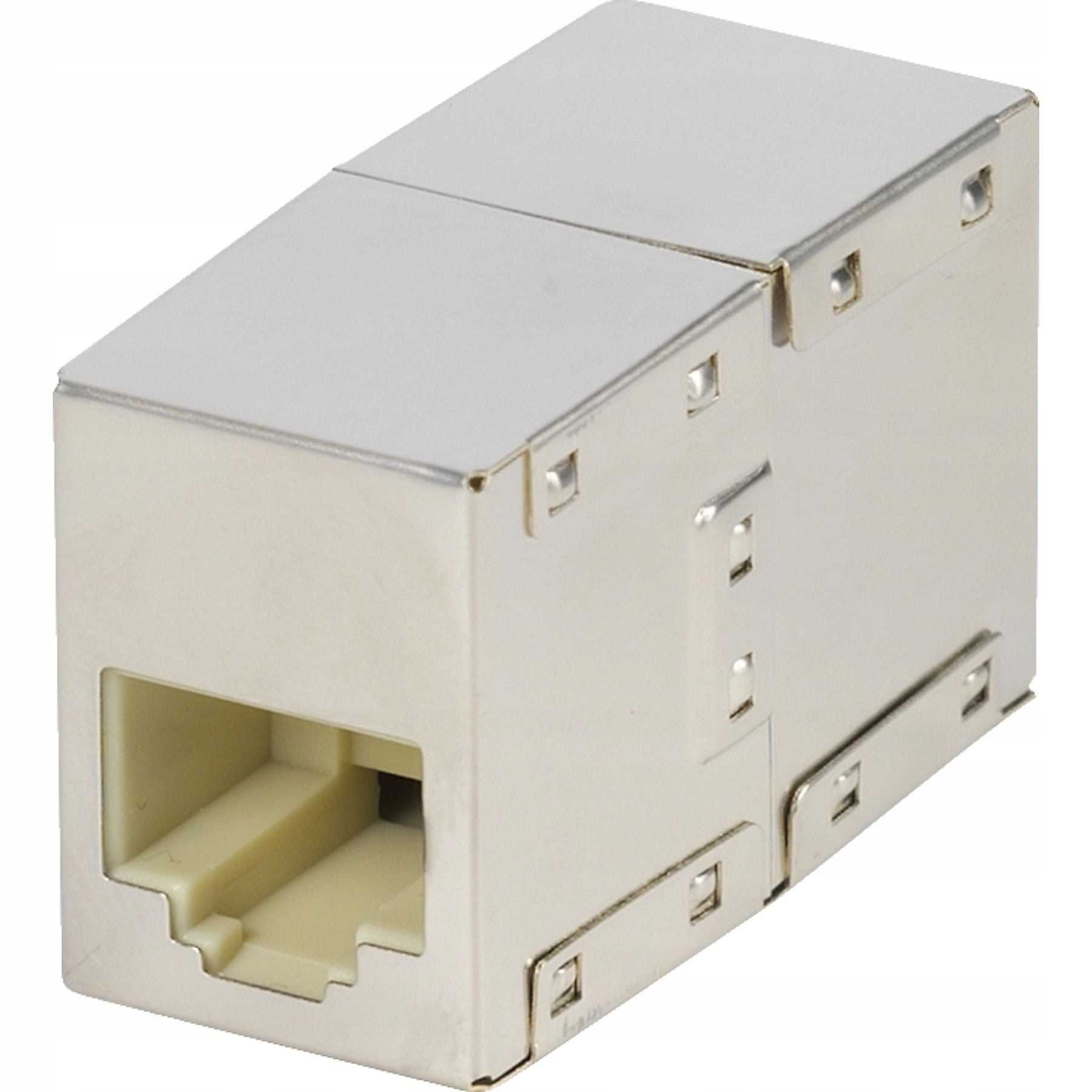 Łącznik adapter beczka CAT5e RJ45 8p8c F/F Metal VIVANCO