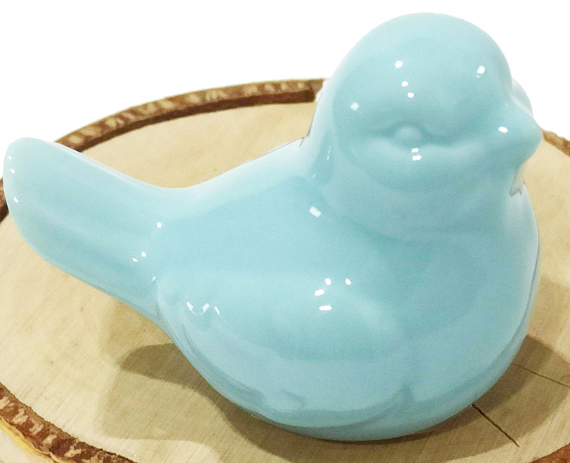 

Ptaszek Ceramiczny, Niebieski, Dekoracja Wiosenna