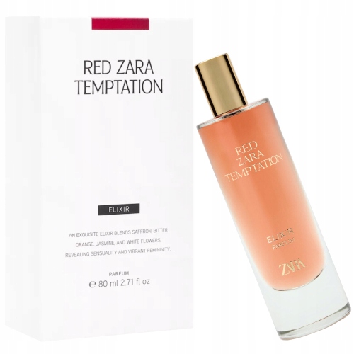 Perfumy Zara Red Temptation Elixir Eau De Perfum 80ml Oryginalne Piękne