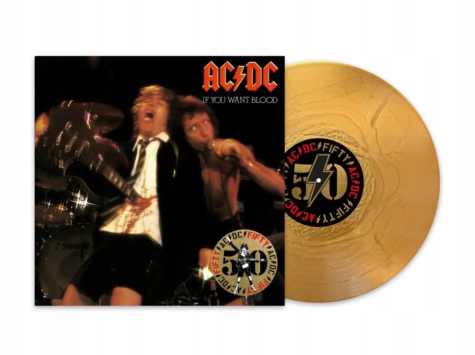 Ac/dc: If You Want Blood You've Got It (50th Anniversary Coloured Gold Viny
