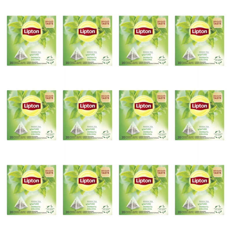 Lipton Nature Herbata Zielona 28 G (20 Torebek) X12
