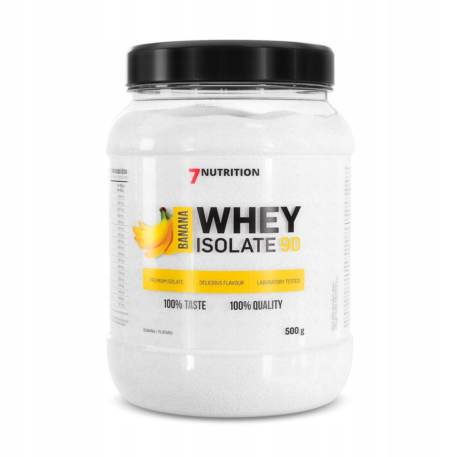 7NUTRITION Whey Isolate 90 500 G Bílkovina Obsahuje Izolát