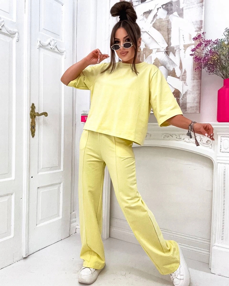 Komplet S Kalhotami 82188 Žlutý L/XL