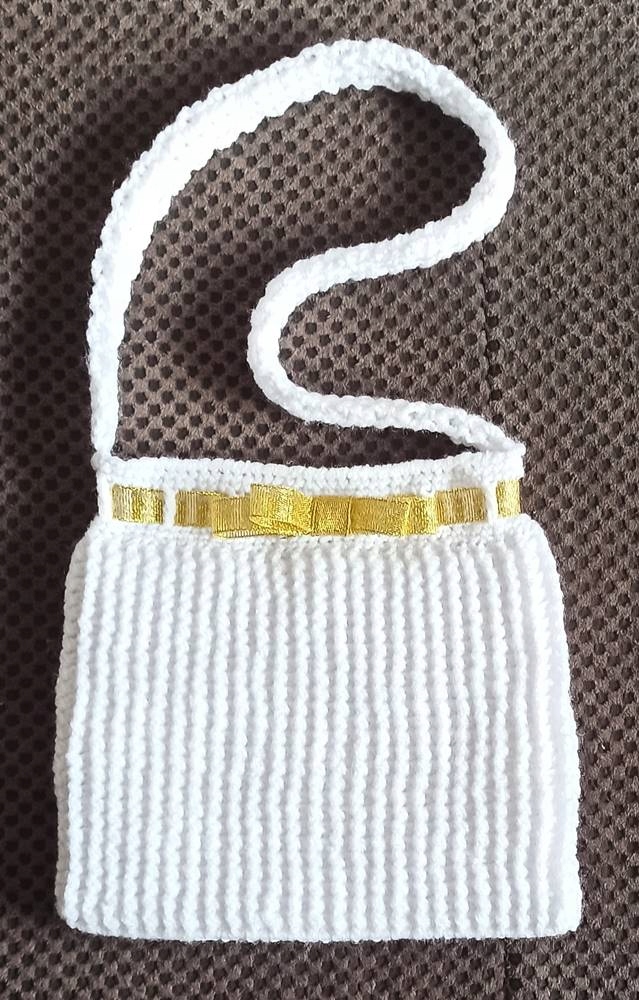 SZYDEŁKOWA TOREBKA DLA DZIEWCZYNKI KOMUNIA