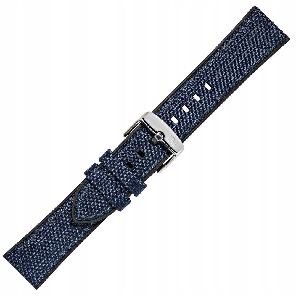 Pásek k hodinkám Morellato A01X5122C62962CR20 černý, modrý 20 mm