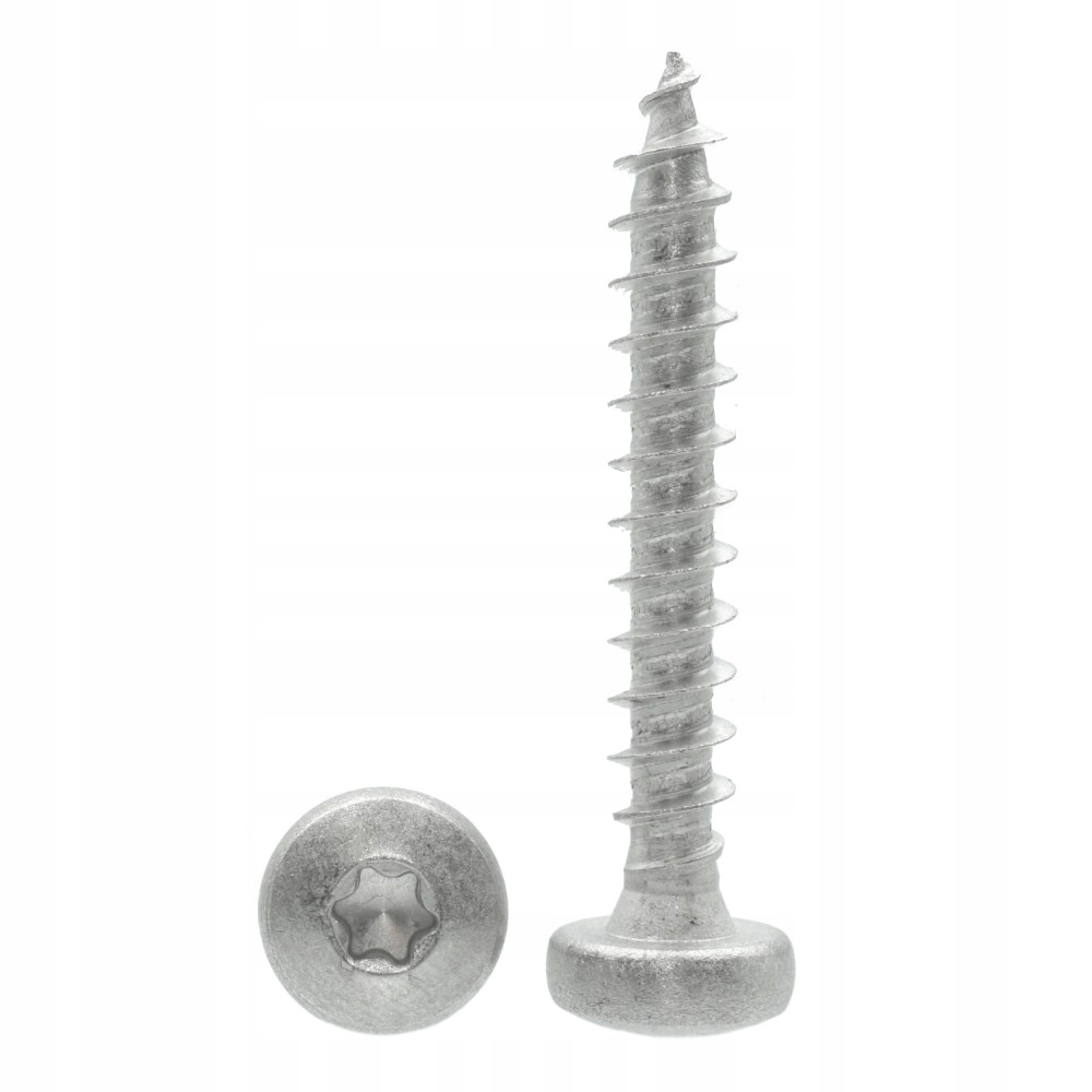 

4x60 Wkręt Do Drewna Soczewka A2 Torx 10szt