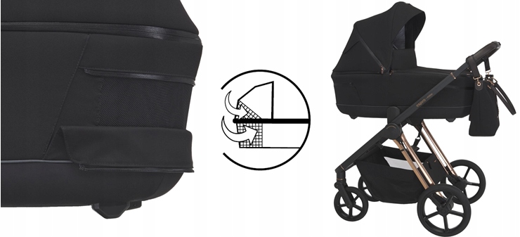 ESPIRO Wózek uniwersalny MILOO 104 luxury green Model MILOO