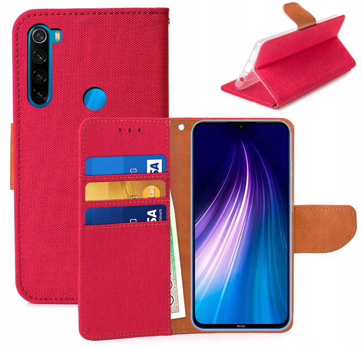 

Etui Portfel Canvas Do Xiaomi Redmi Note 8T