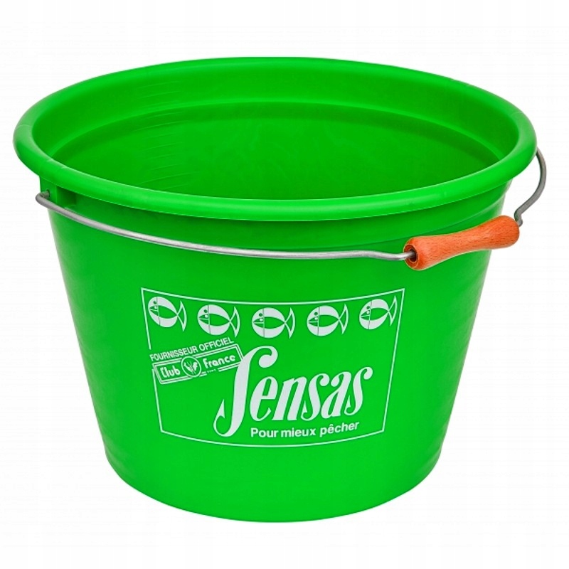 Wiadro Wędkarskie Na Zanętę Sensas 25L Do Mieszania Zanęt Glin Przynęt