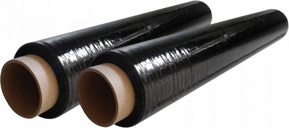 Folia stretch Emerson 0.5x158m 1.65kg czarny x2