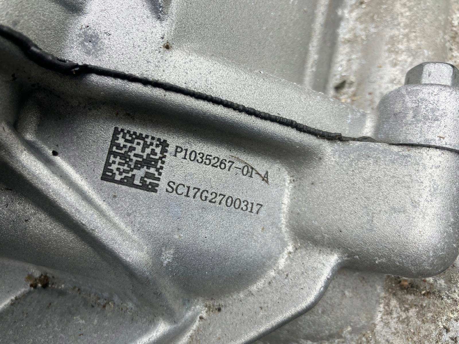 engine electrical front TESLA MODEL S 1035000-00