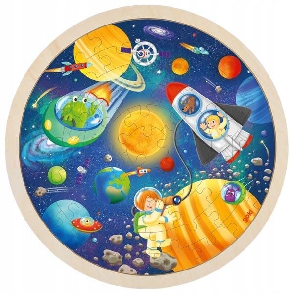 

Okrągłe Puzzle Kosmos