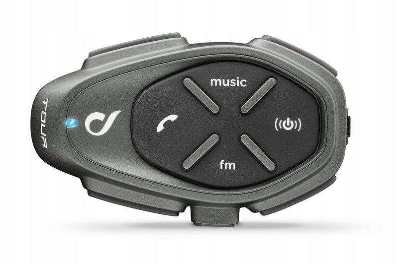 POLSKE KOMENDY 1 KASK INTERKOM INTERPHONE TOUR F5 Maximum Range 1500 m