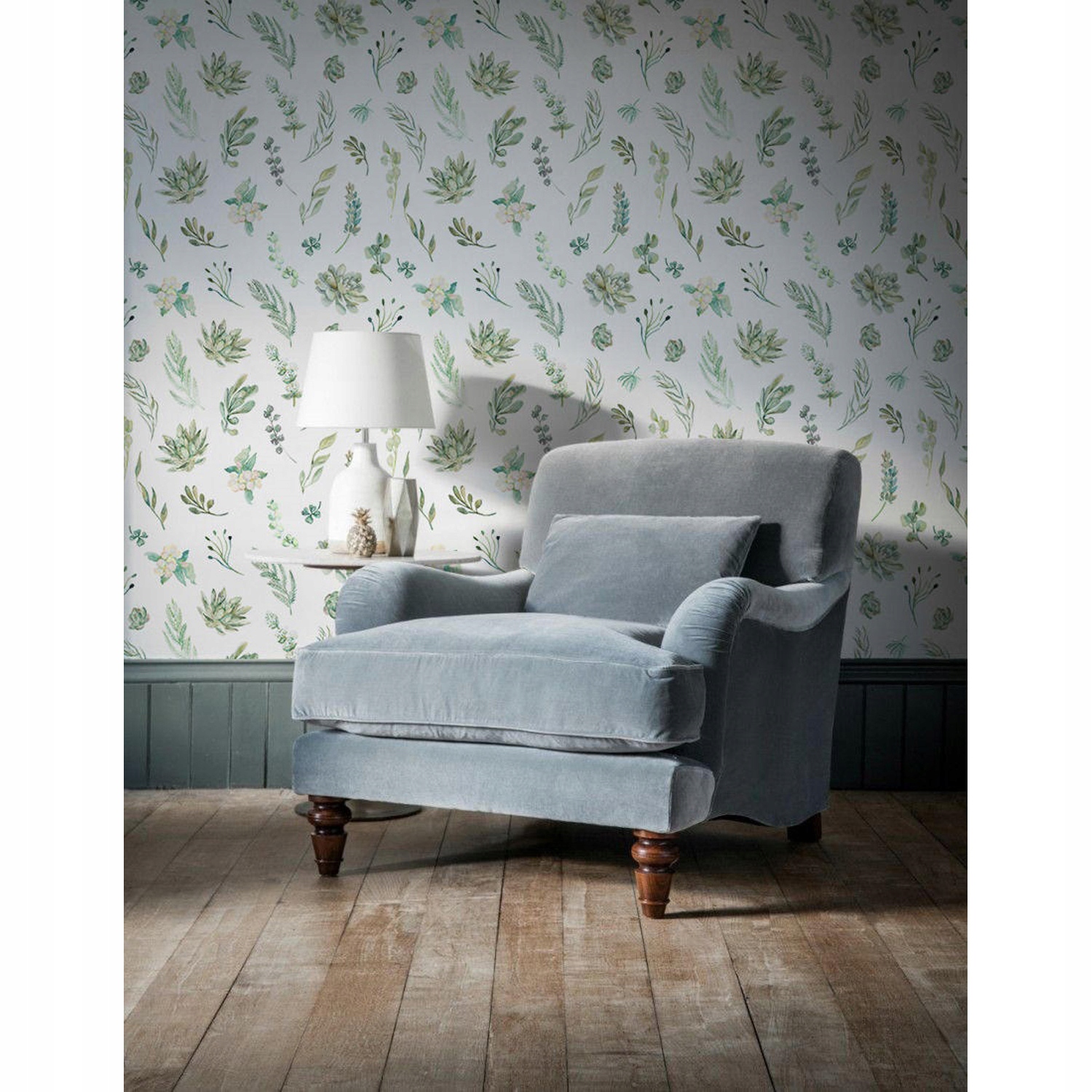 

Tapeta flizelinowa Zielone liście 416x254 + klej