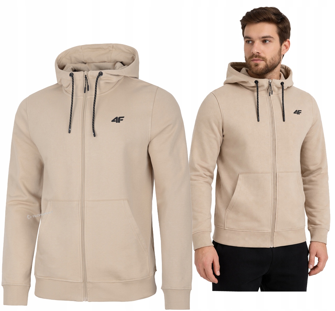 4F Męska Bluza Z Kapturem Bawełna Rozpinana rozm XXXXXL 5XL