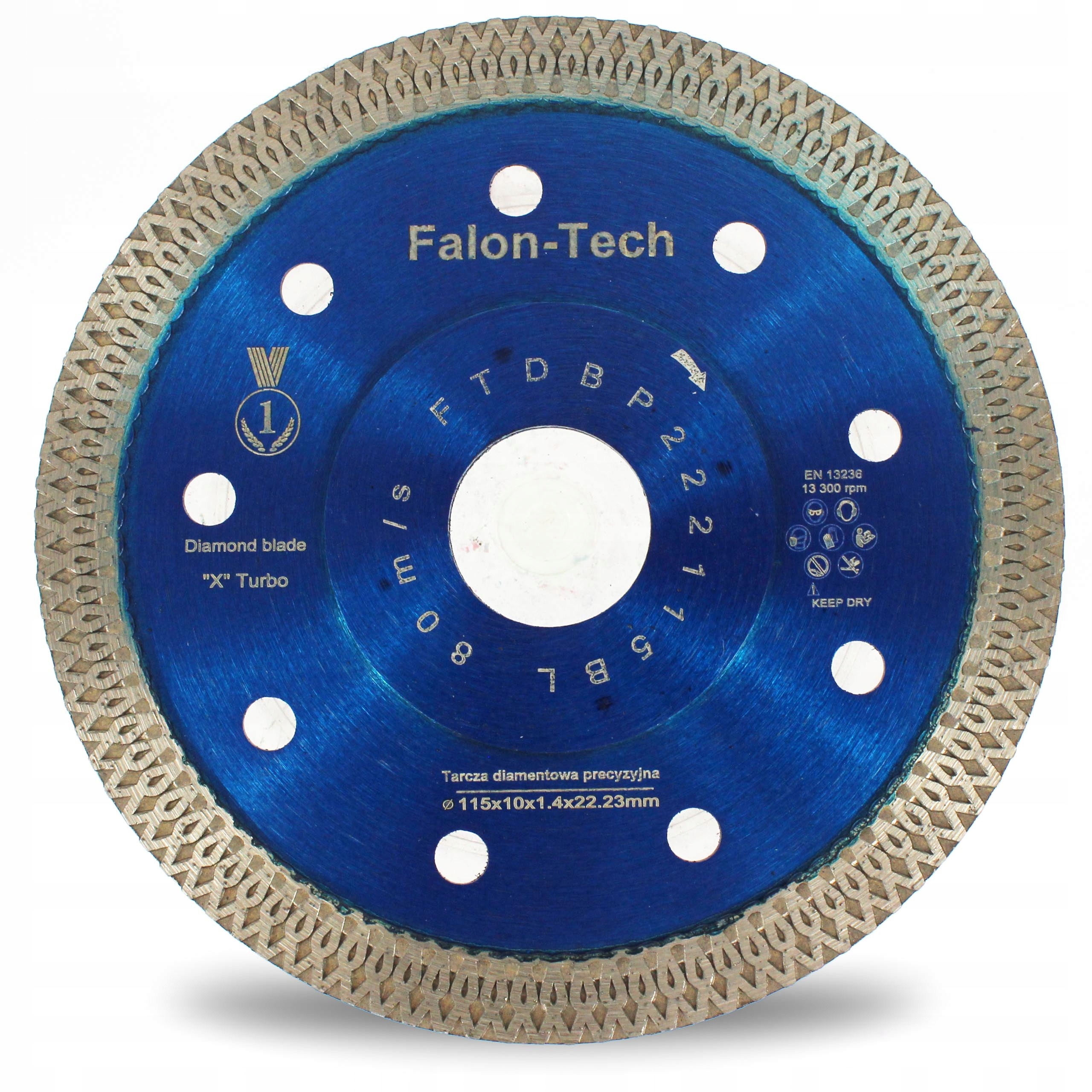 TARCZA DIAMENTOWA DO CIĘCIA GRESU PŁYTEK 115/22,2