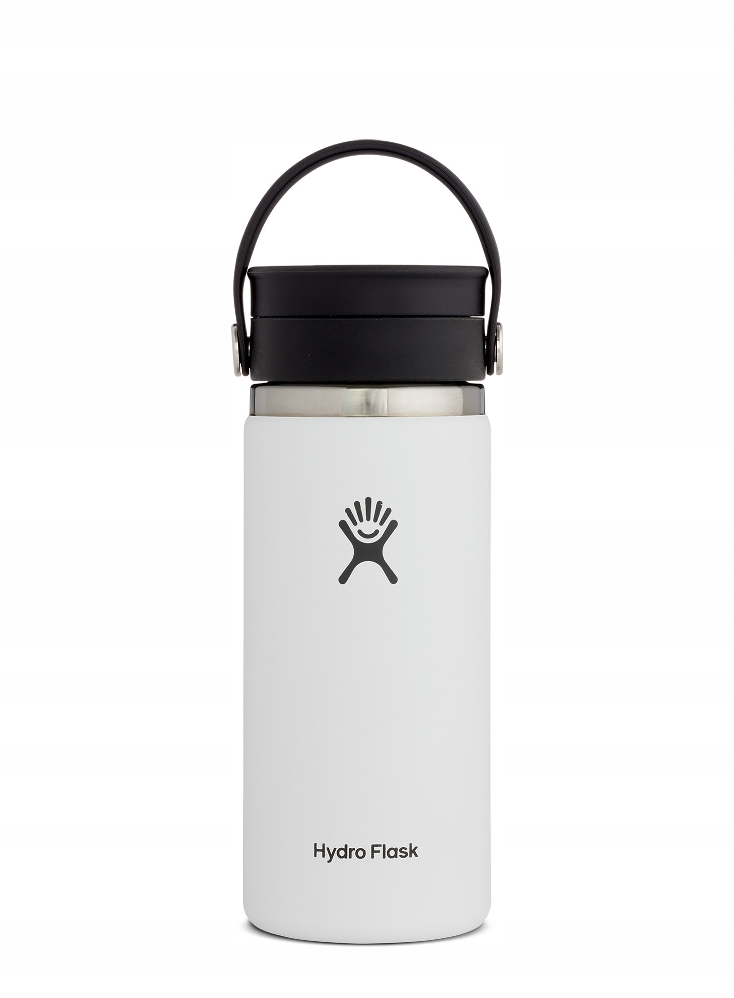Termohrnek Hydro Flask s flexibilním víkem, 16 oz bílý