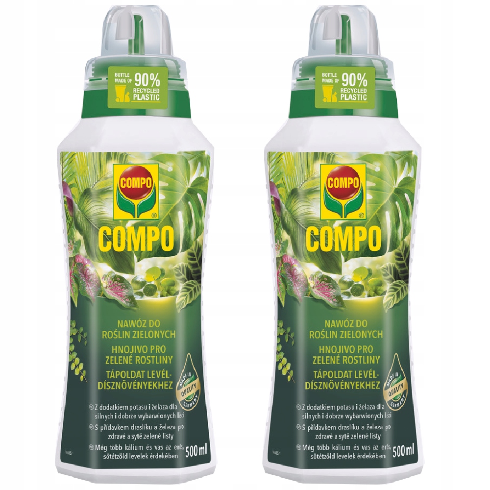 

2 x 0,5L Compo Nawóz do Domowych Roślin Zielonych