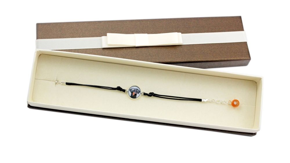 

Doberman Bransoletka w pudełku Twoje zdjęcie foto