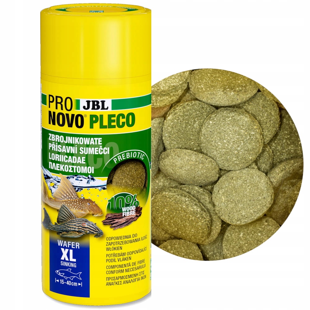 Levně Krmivo Jbl Pronovo Pleco Wafers Glonojad 1000 ml/510 g pro akvarijní ryby