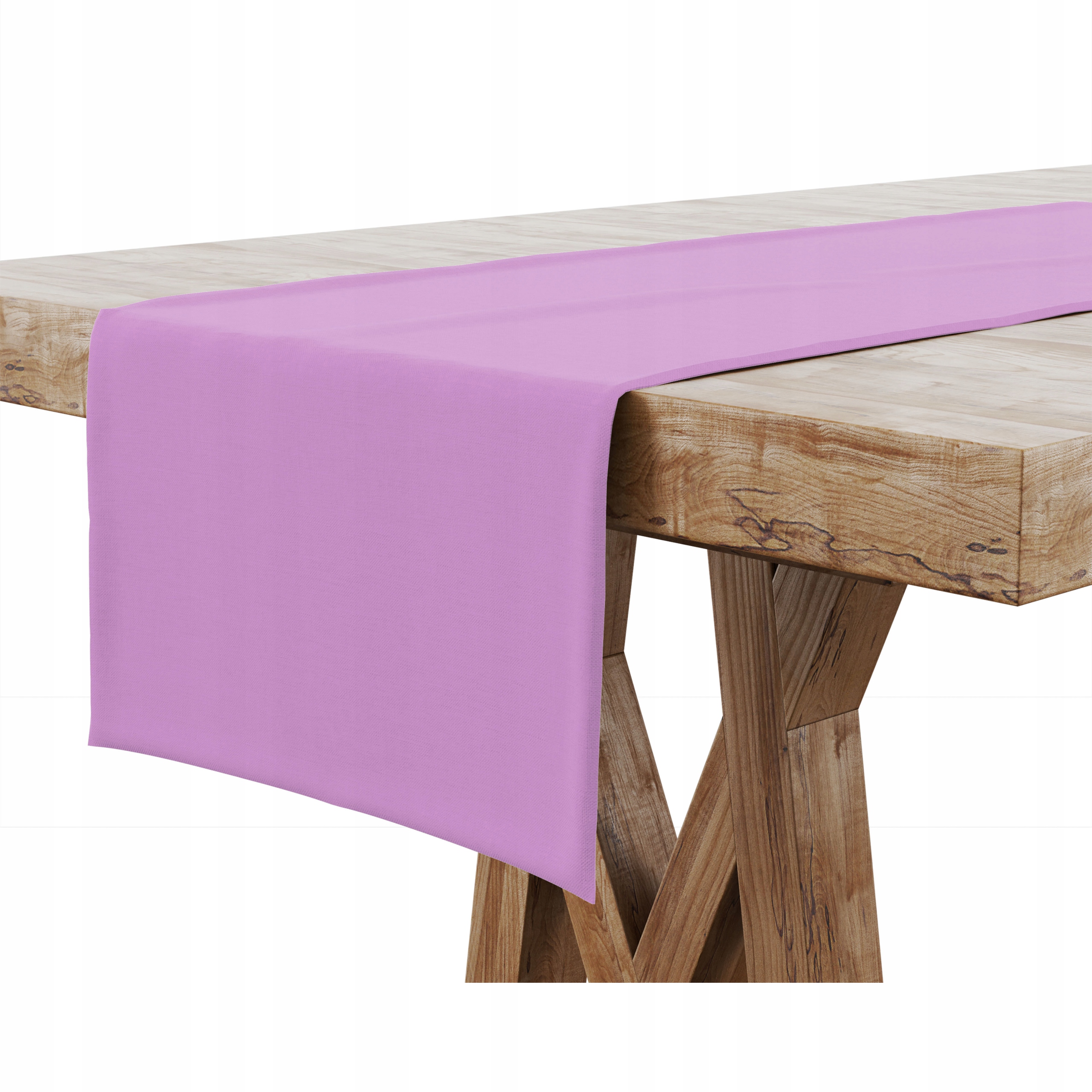 

Liliowy Bieżnik Matowy Na Stół wymiar 40x260
