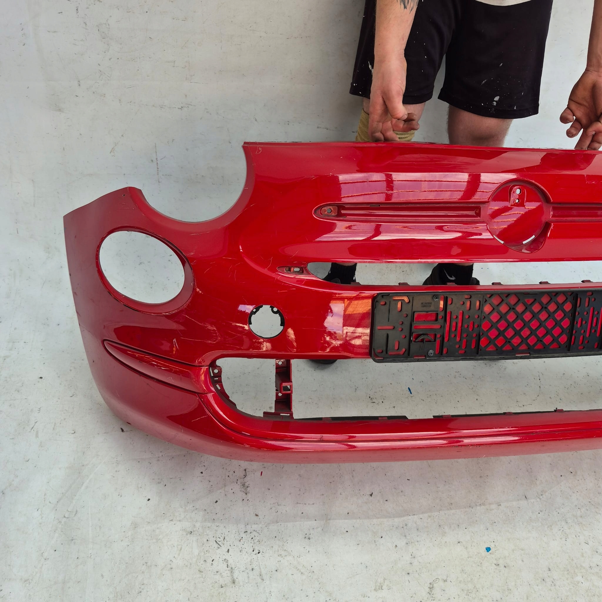 FIAT 500 LIFT 15- bumper front front 735619491
