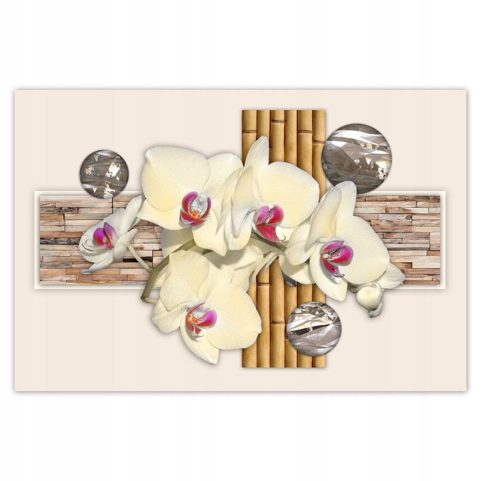 

Plakaty 93x62 Kwiatowy wzór z bambusami