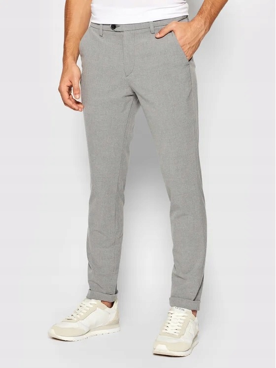Jack&jones Šedé Pánské Kalhoty S Kapsami 30/34 2FA