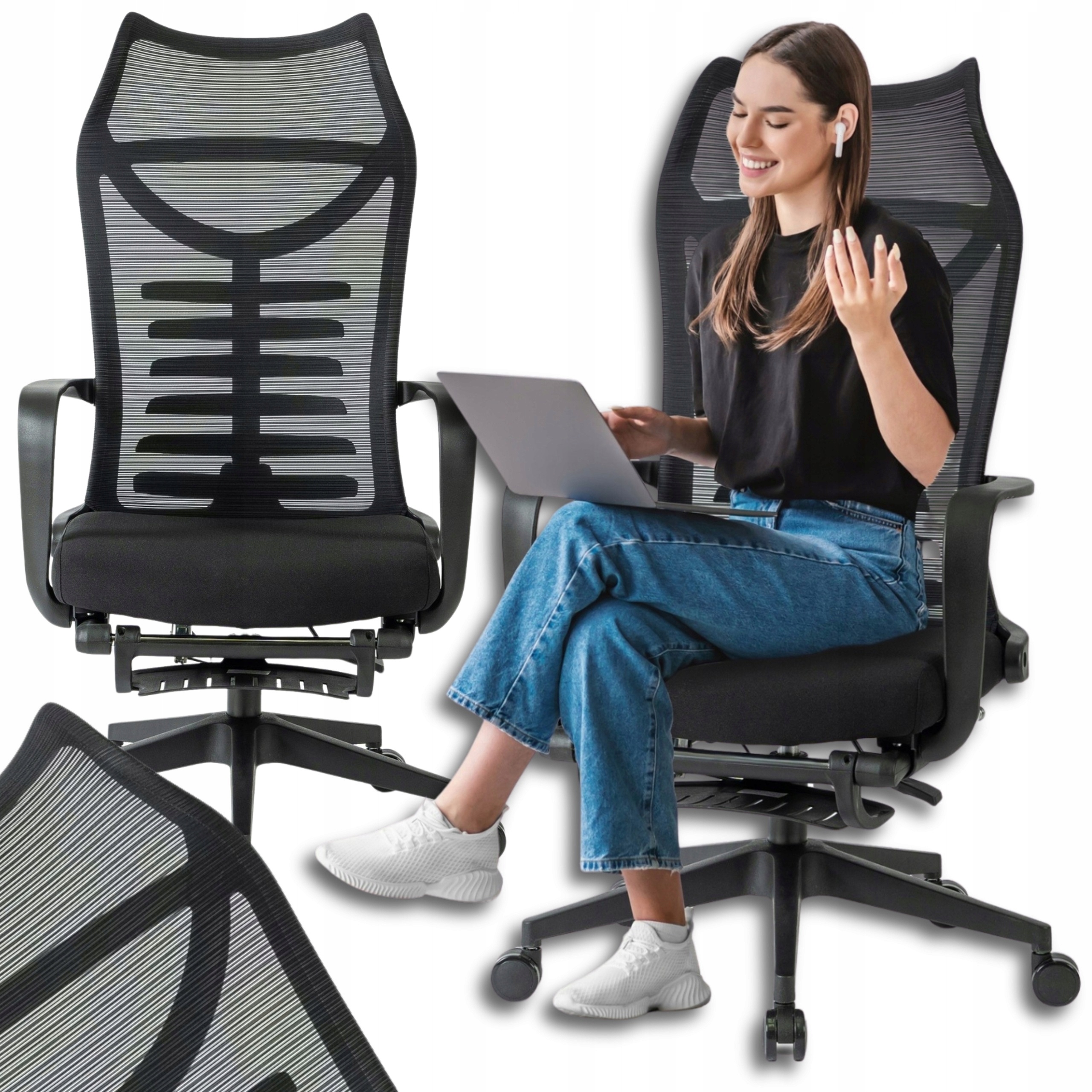 Křeslo K Psacímu Stolu Černé Otočné Ergonomické Herní Křeslo Acton