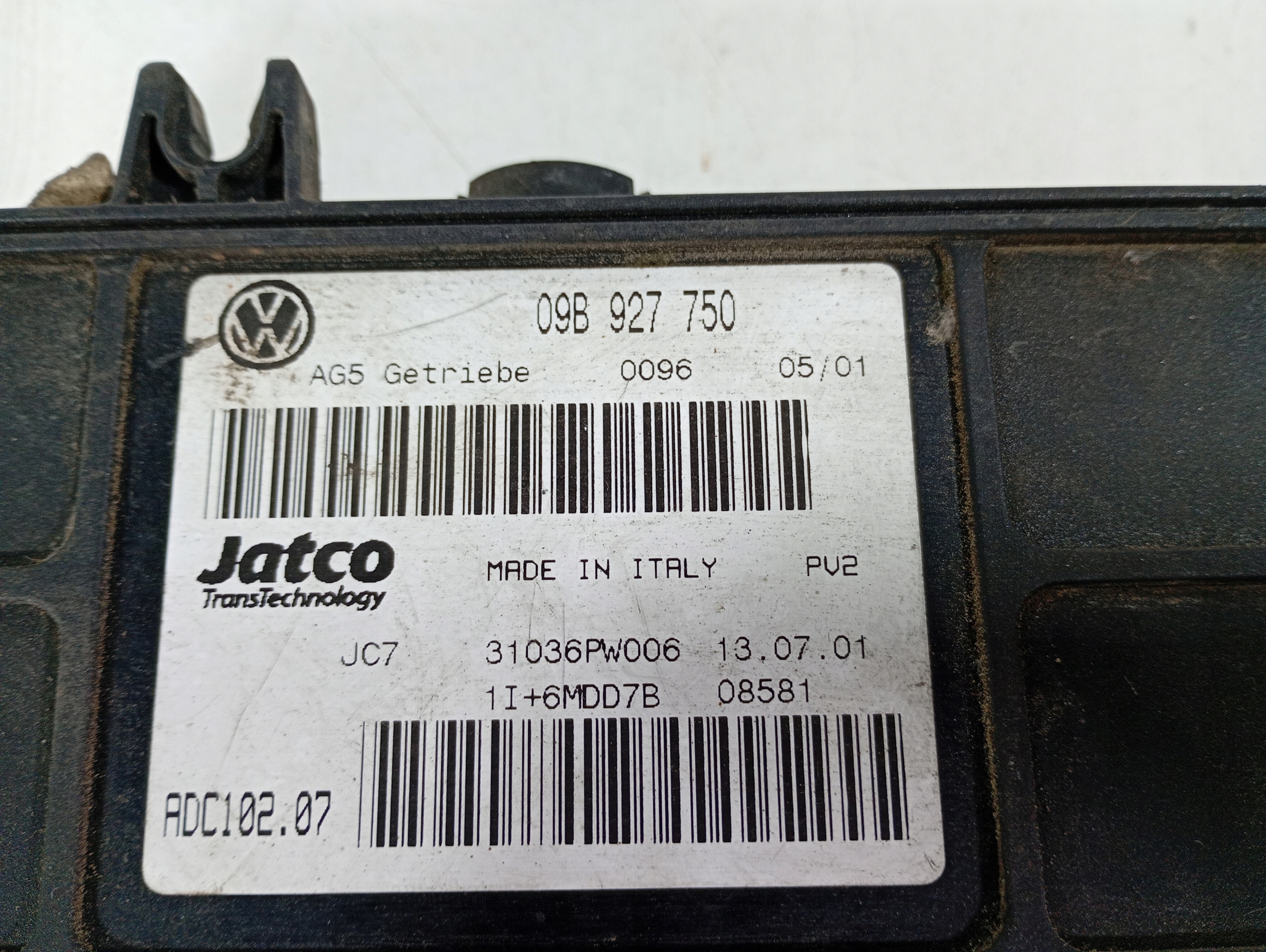 Ford Galaxy MK1 FL 00-06 Bedienteil Getriebe getriebe OE 09B927750