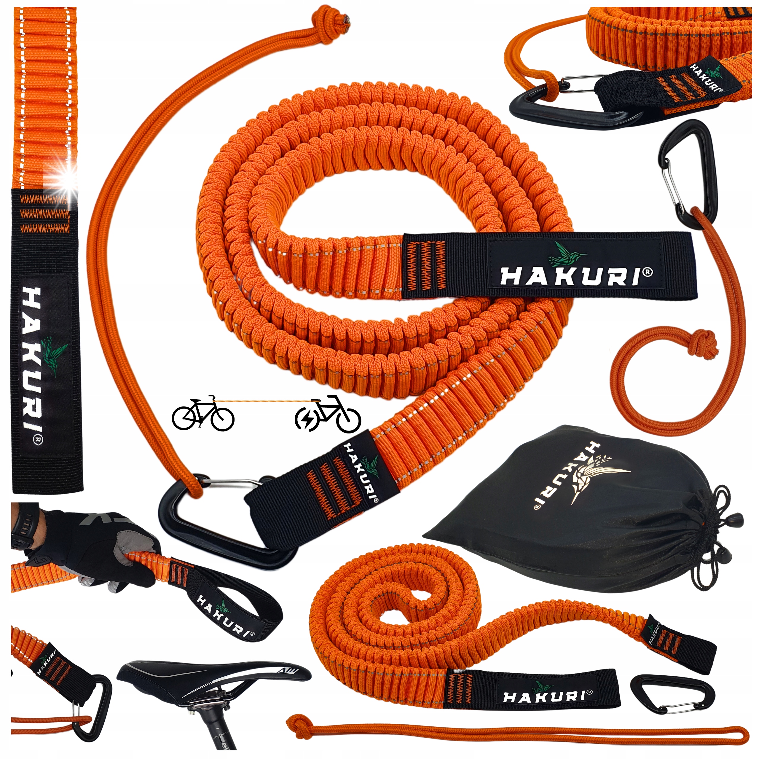 Hakuri Pružné, Silné Tažné Lano Usnadňuje Mtb Stoupání