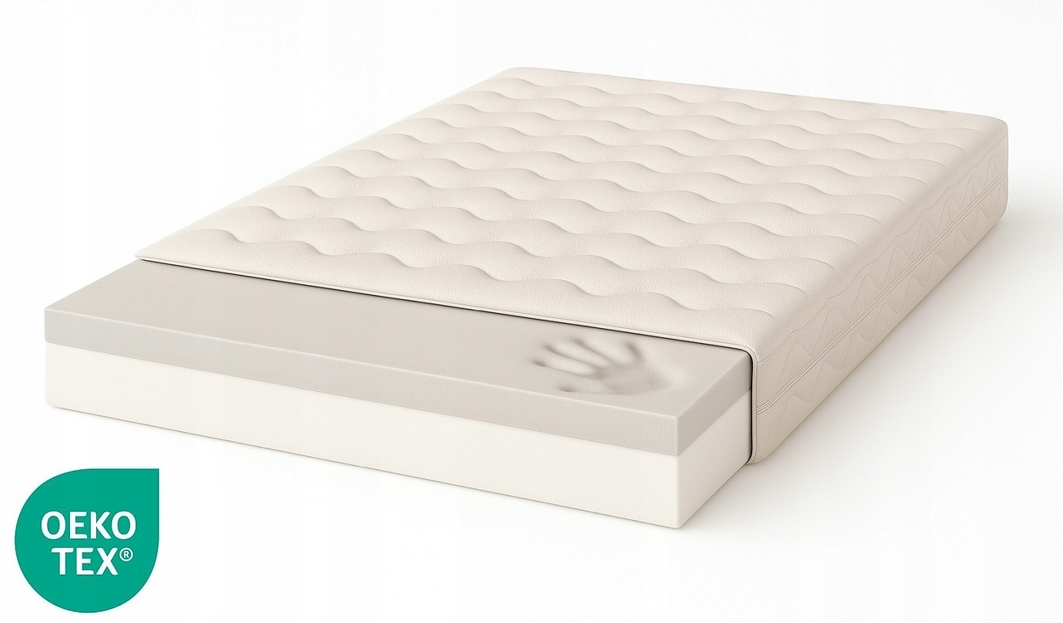 Matrace Visco Memory 85X165 Mikrofibra prošívaná 165X85 pěna H2