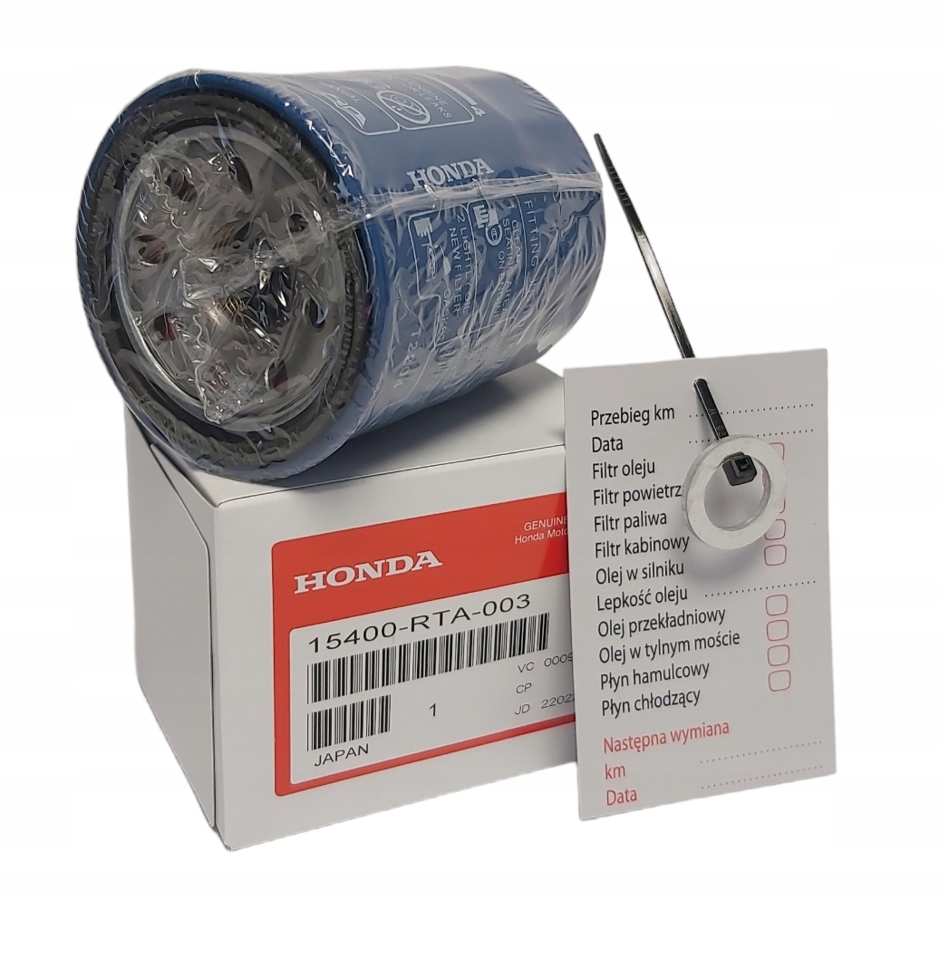 Filtr oleju Honda oryginał japoński 15400-RTA-003 Numer katalogowy części 15400-RTA-003