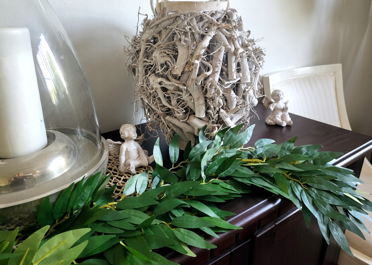 Sztuczne Pnącze Ruskus Girlanda Premium Liście 2m Marka Griny