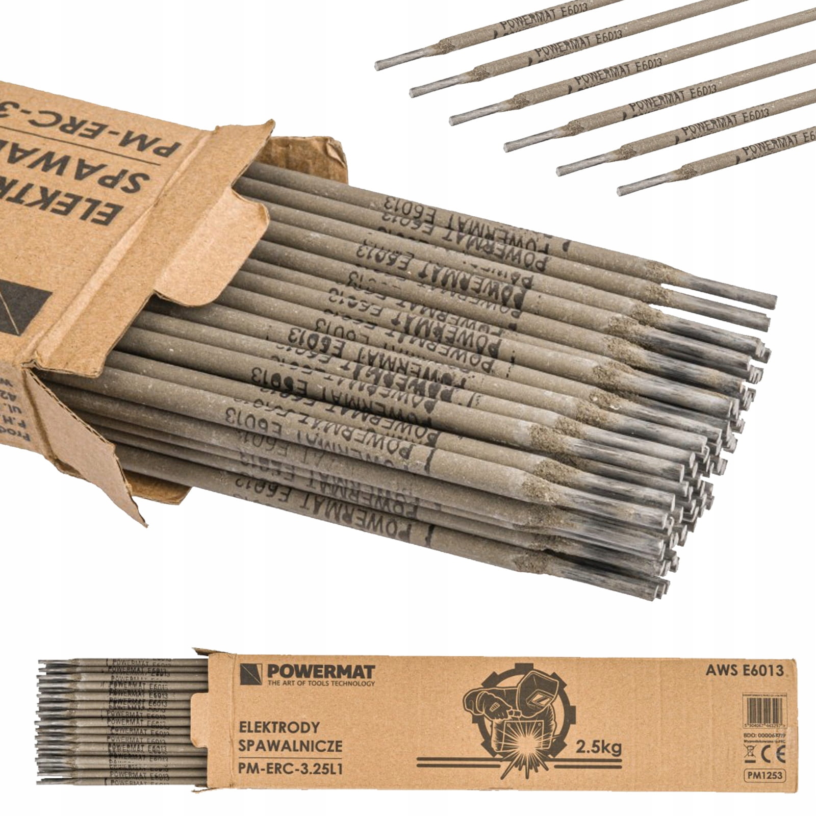 ELEKTRODY SPAWALNICZE RUTYLOWE 3,25mm 2,5KG ELEKTRODA DO SPAWANIA MMA