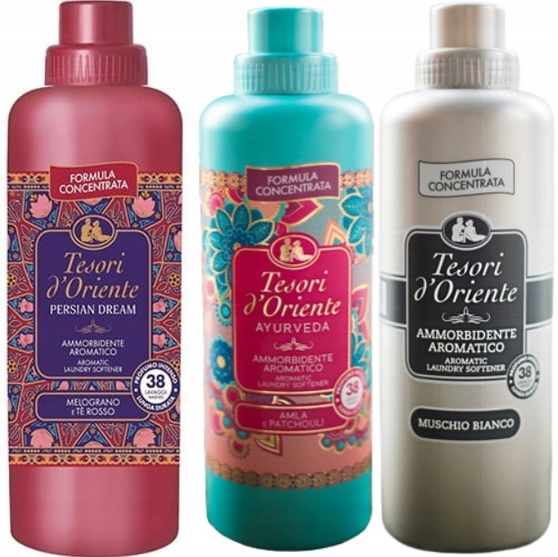 Levně Tesori d'Oriente Sada 3 italských oplachovacích přípravků 760 ml Pam