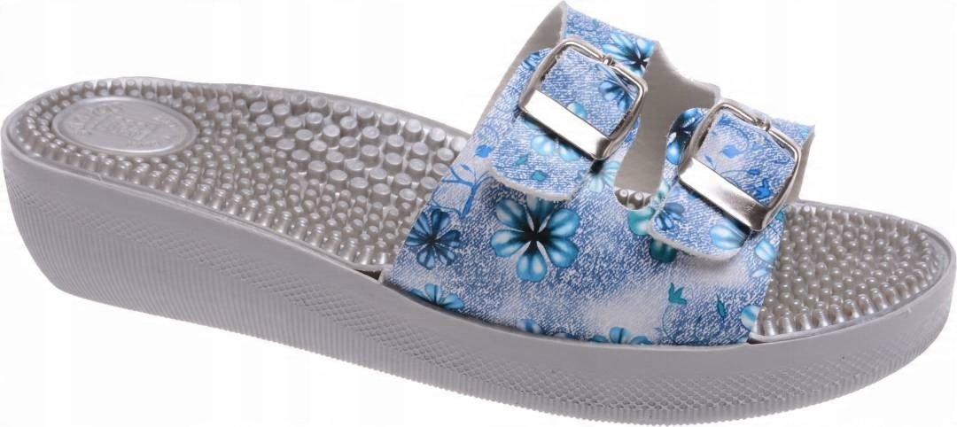 

Klapki Masujące 2PF Niebieskie Szary SPÓDnieb/sz39