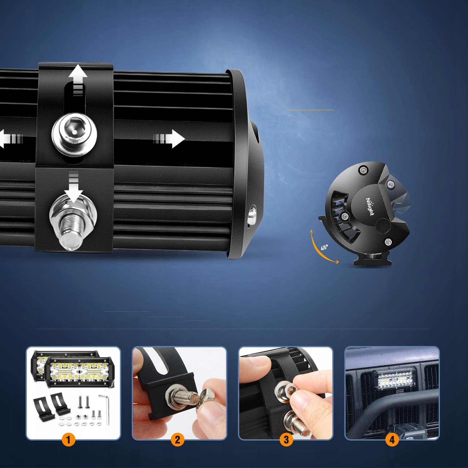 LAMPA ROBOCZA SAMOCHODOWY HALOGEN 120W LED 2szt Typ samochodu Niezdefiniowany