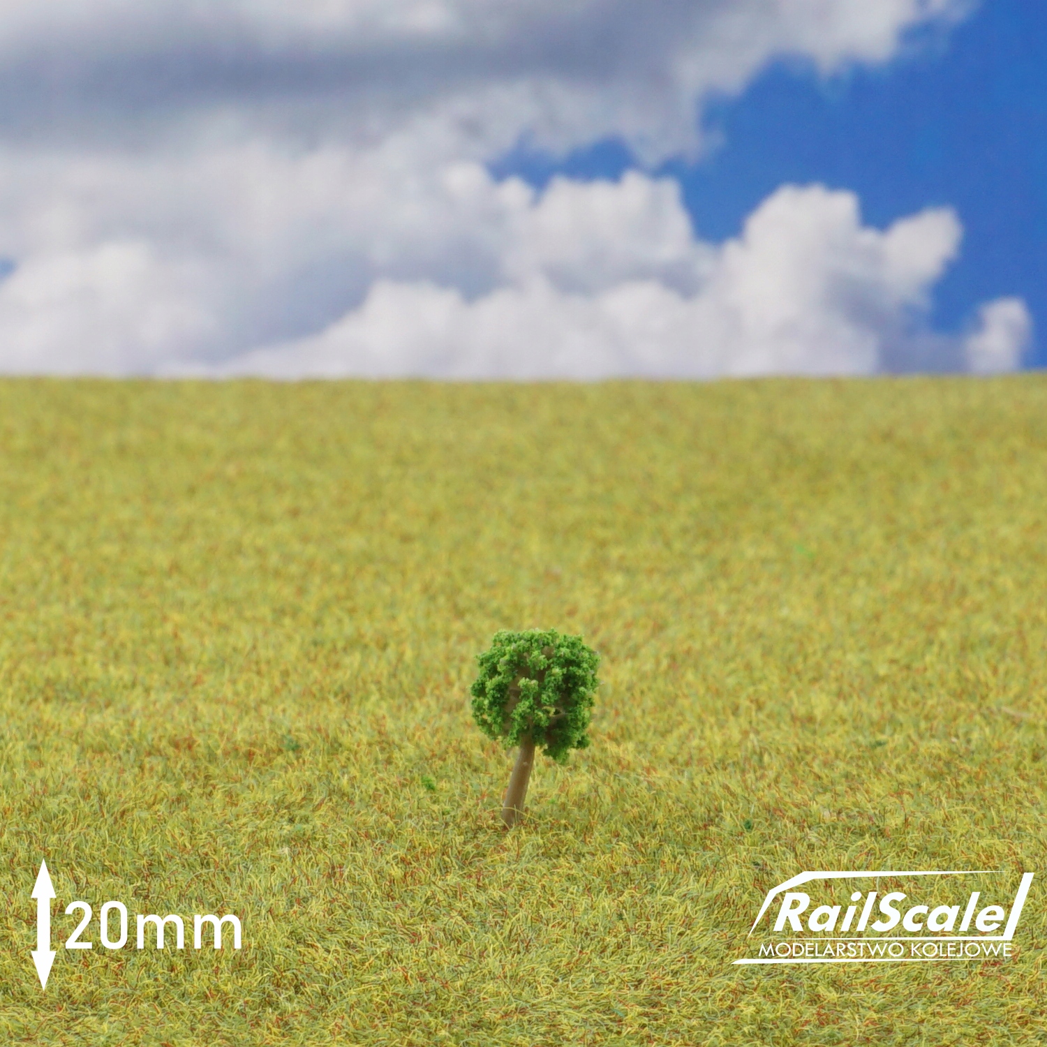 

Drzewko kulka 20 mm na makietę kolejową H0 Tt N