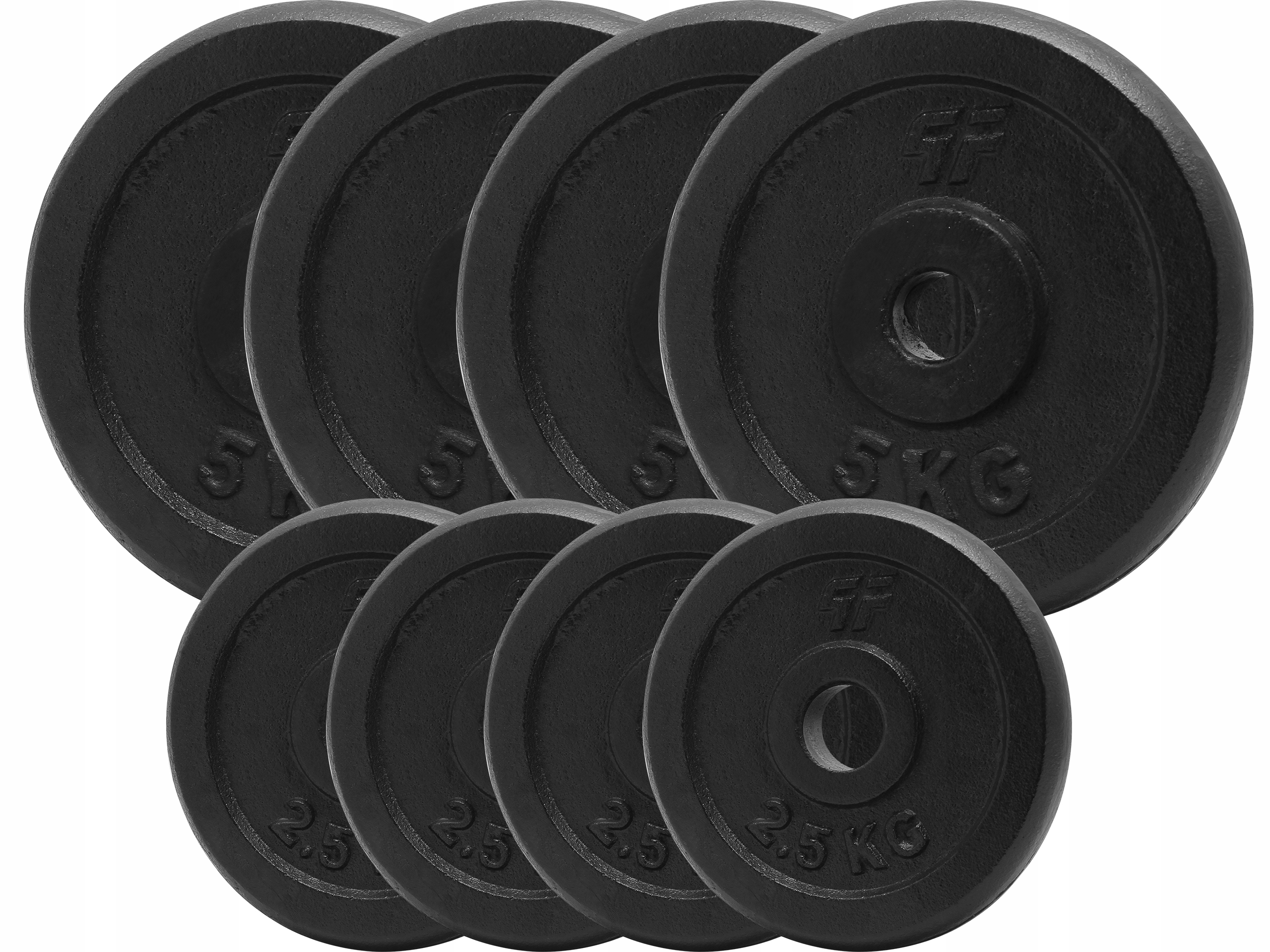 

Zestaw 30kg obciążenie żeliwne pełne 29mm