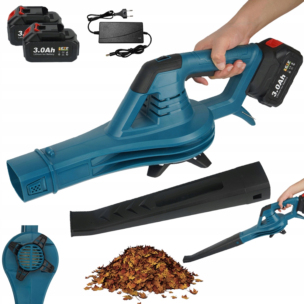 PROFESJONALNY DMUCHAWA ELEKTRYCZNA 6 PRĘDKOŚCI TURBO DO LIŚCI ŚNIEGU