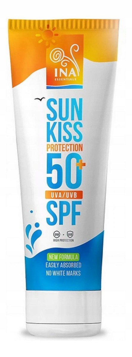 Ina Essentials Sun Kiss Protection SPF50+ Krém s filtrem na obličej 100 ml