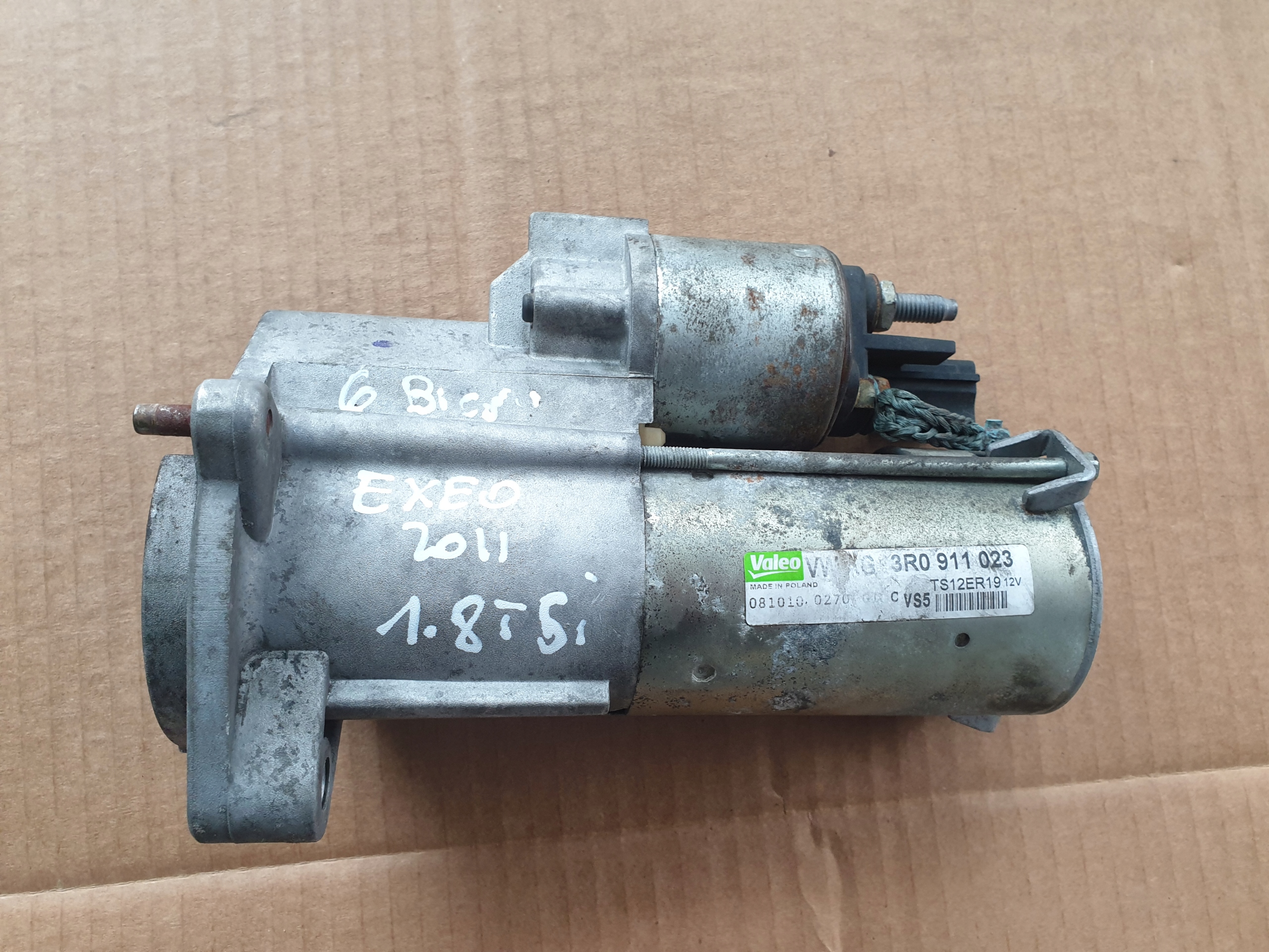 starter SEAT EXEO 2009-2013 1.8 TSI TFSI 3R0911023
