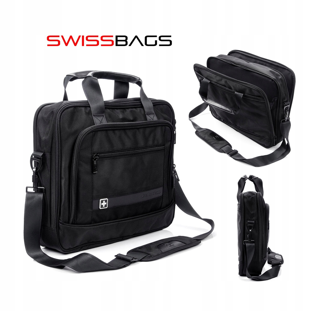 

Modna biznesowa Torba Na Laptop 17'' SwissBags