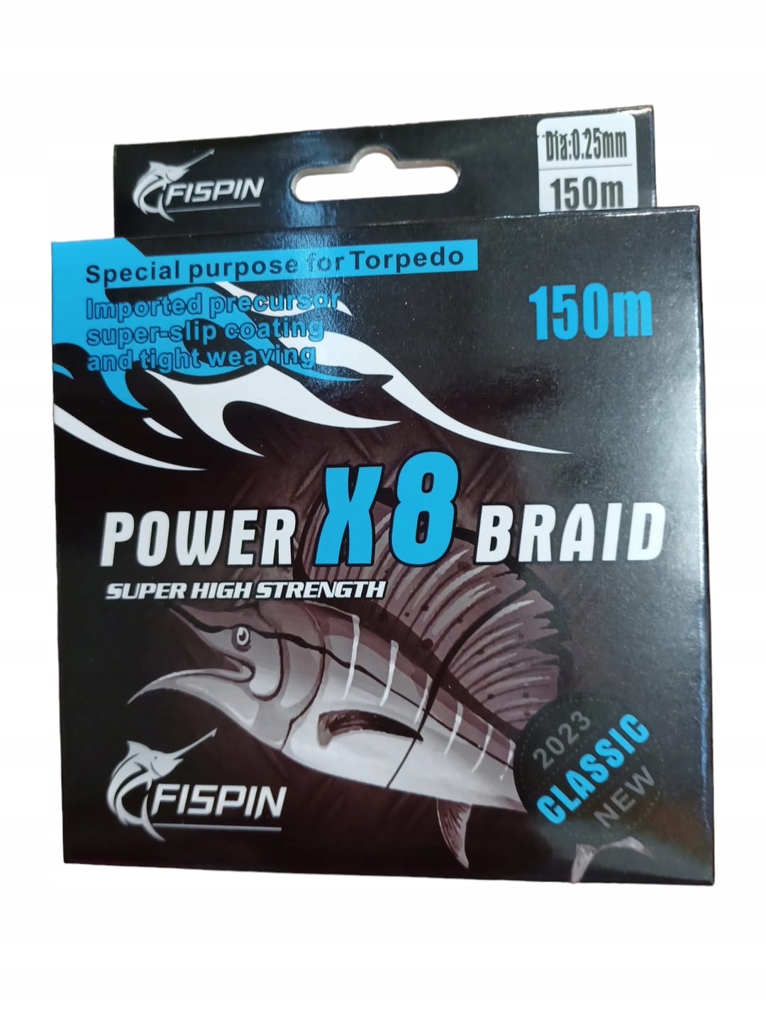 Plecionka x8 0,25mm 20,2 kg 150 m Fi93-004/8,25