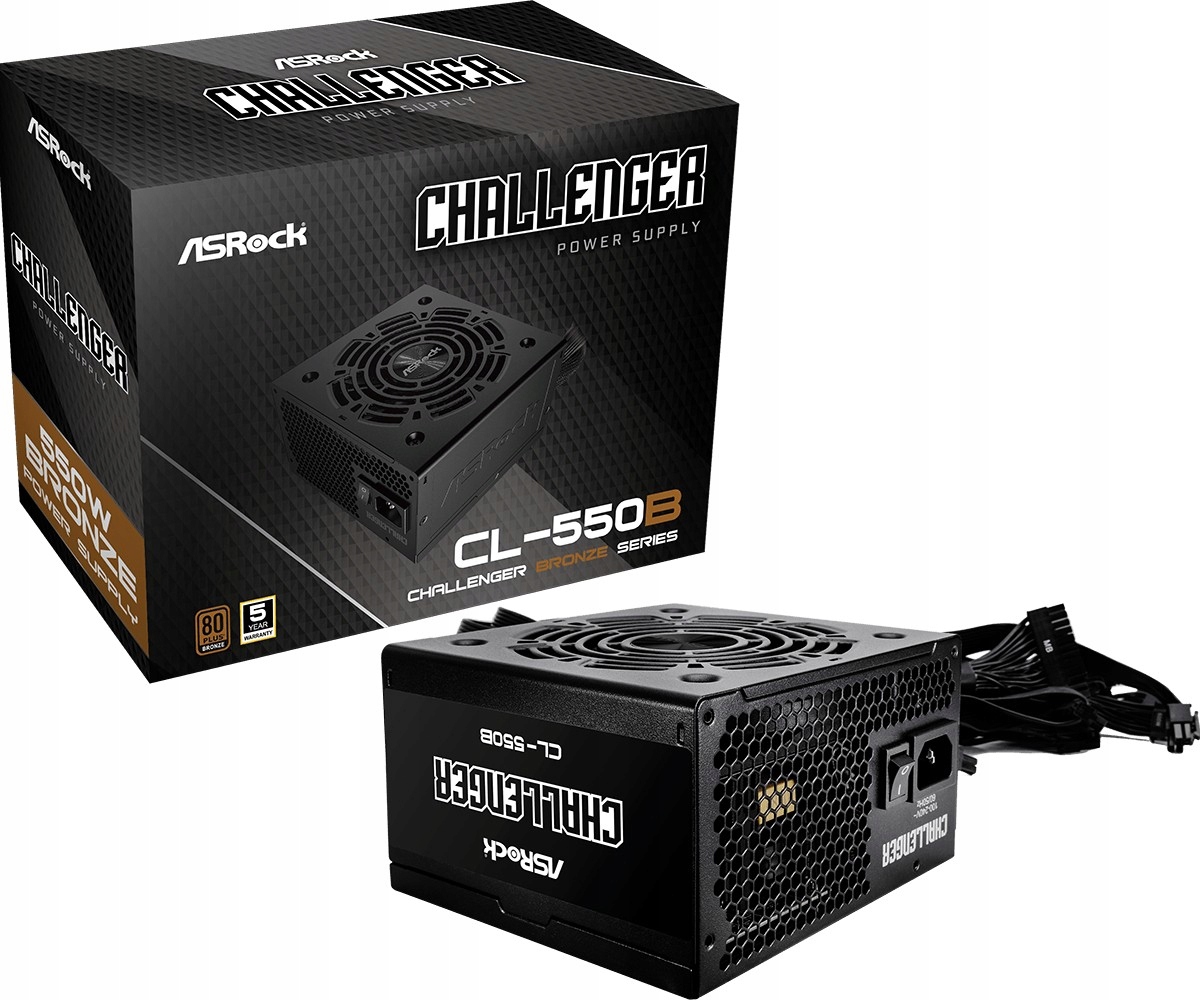 Asrock Napájací adaptér CL-550B 550W 80PLUS Bronze