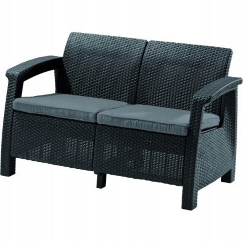 Sofa ogrodowa 2 osobowa Corfu Love Seat Rattan Ławka