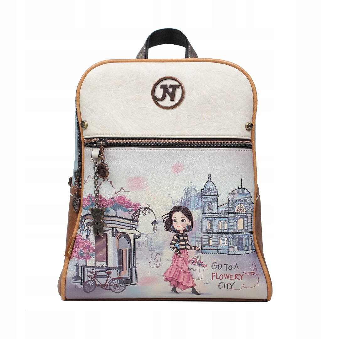 Janet Denese: Flower City Plecak trapez J-021B